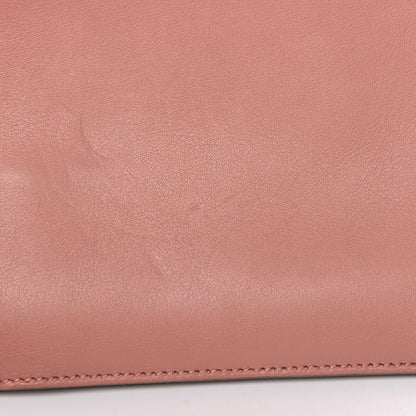 Chloe Calfskin Suede Medium Faye Shoulder Bag Nougat 12 of 12