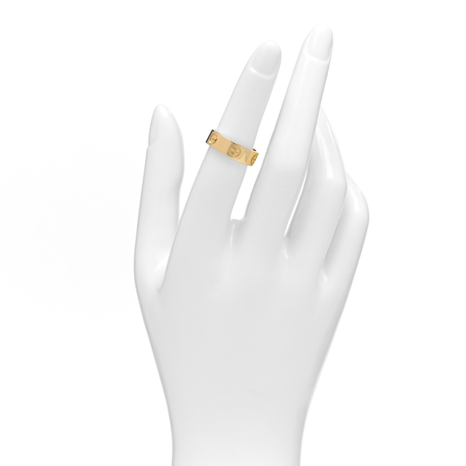 Cartier 18K Yellow Gold 5.5mm LOVE Ring 51 5.75 2 of 4