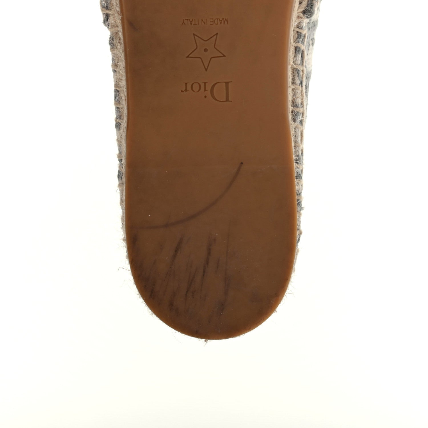 Christian Dior Oblique Embroidered Granville 15mm Espadrilles 38 Grey Stone 11 of 12