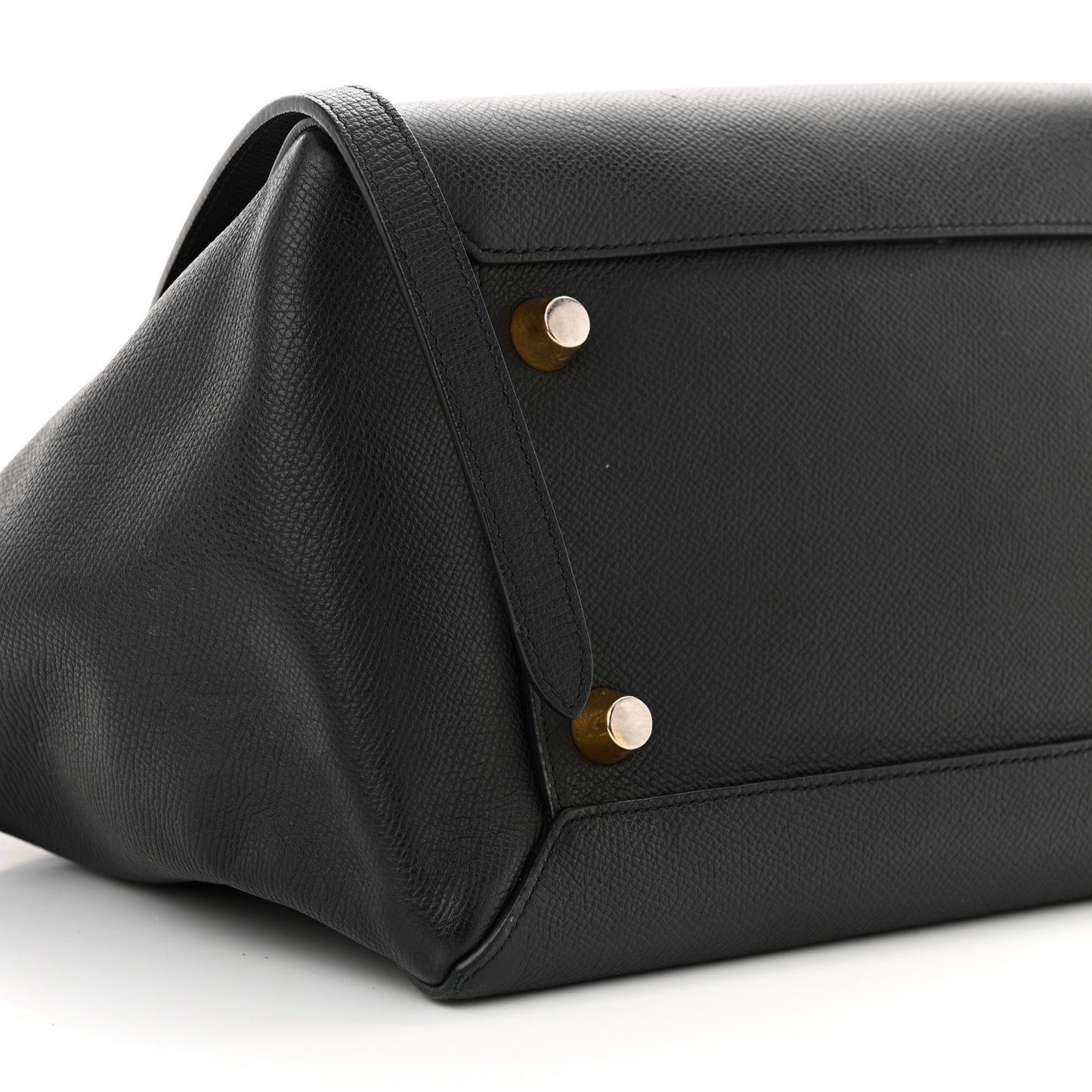 Grained Calfskin Mini Belt Bag Black