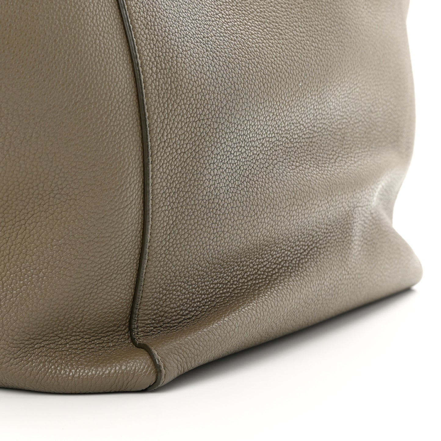 Soft Grained Calfskin Small Belt Cabas Phantom Taupe