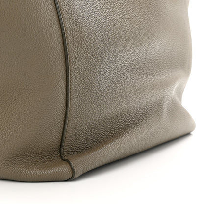 Celine Soft Grained Calfskin Small Belt Cabas Phantom Taupe 14 of 16