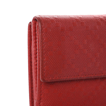 Gucci Calfskin Diamante Dice Continental Wallet Tabasco 12 of 17