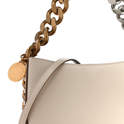 Stella McCartney Eco Alter Nappa Medium Frayme Shoulder Bag Pure White 7 of 9