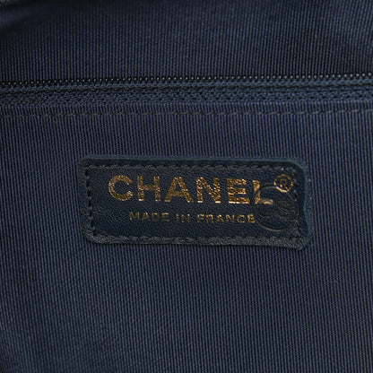 Chanel Caviar Quilted Large CC Shopping Tote Navy 6 of 11