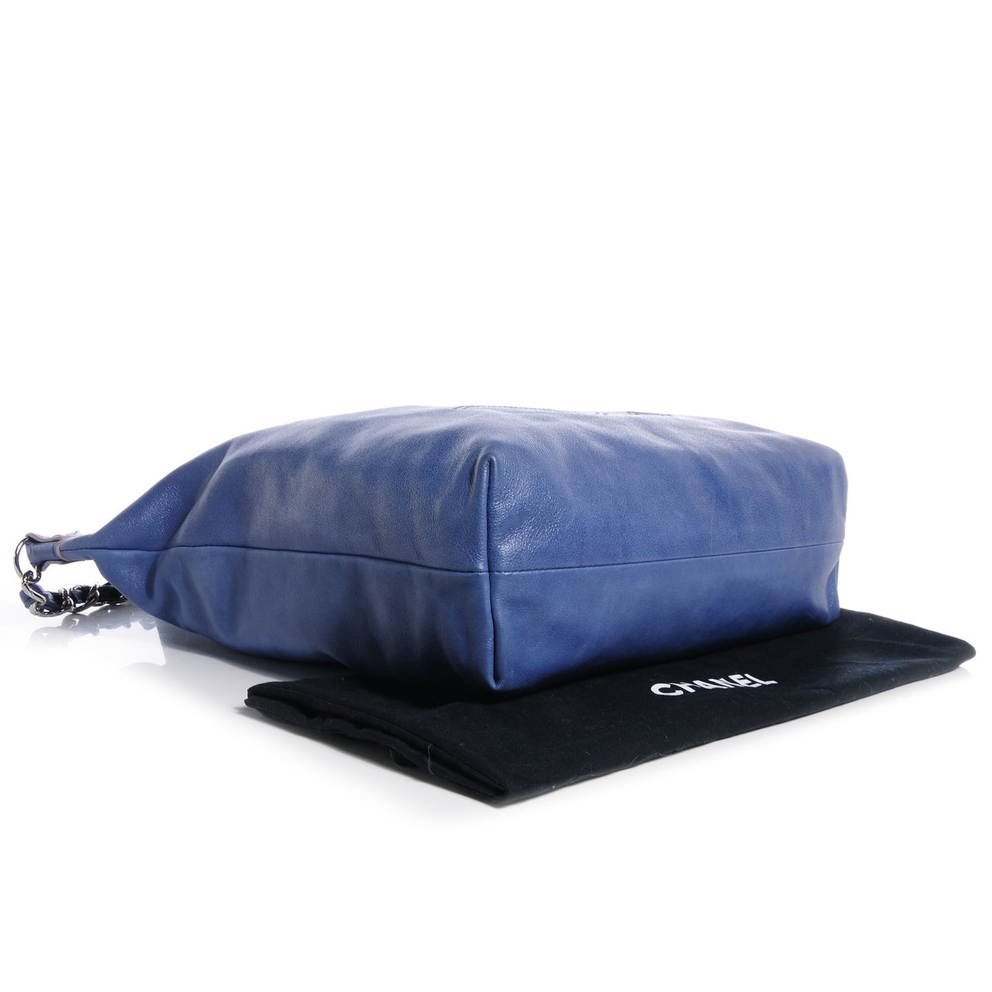 Lambskin North South Edgy Tote Blue