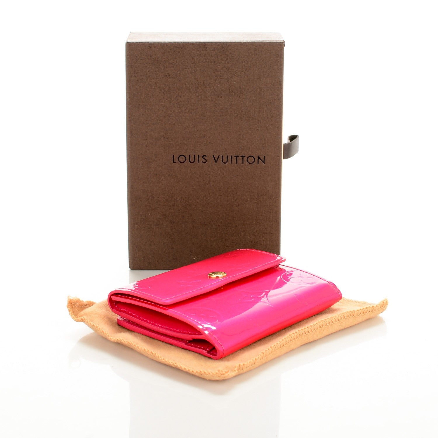 Louis Vuitton Vernis Ludlow Wallet Rose Pop 4 of 8