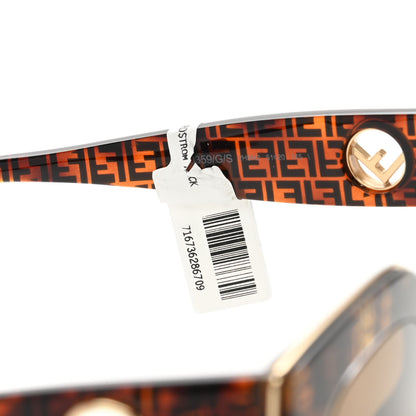 Fendi Acetate F is Fendi FF Sunglasses 0359/S Tortoise Camouflage 3 of 7
