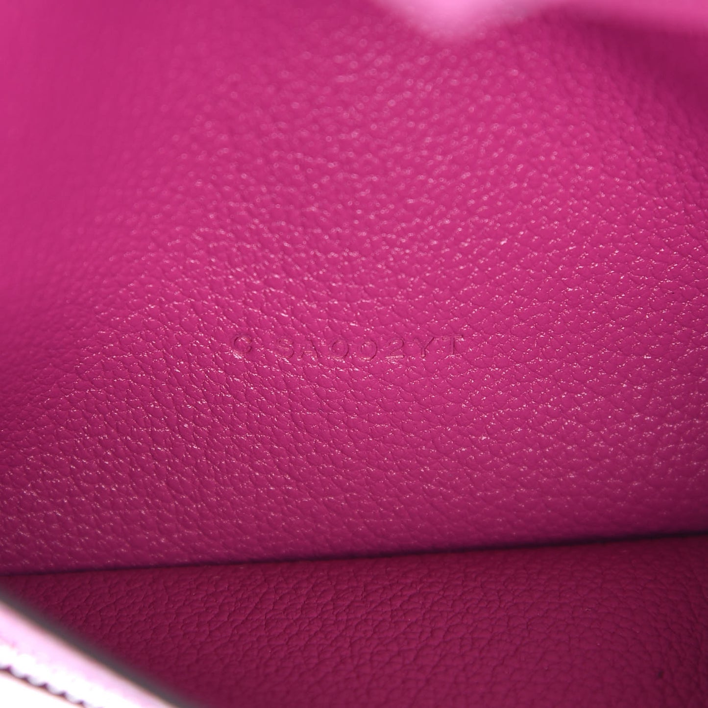 Ostrich Bearn Wallet Rose Pourpre