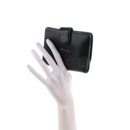 Chanel Caviar Timeless CC French Wallet Black 2 of 10