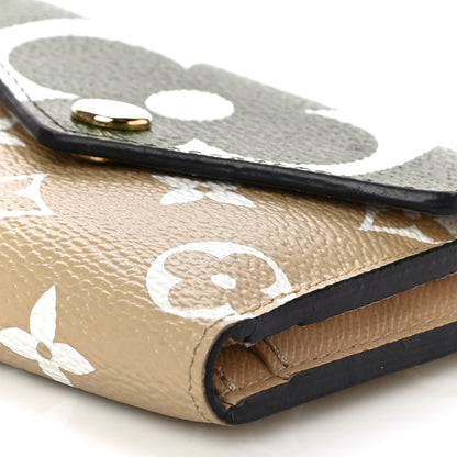 Louis Vuitton Monogram Giant Zoe Wallet Kaki 9 of 14