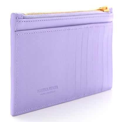 Bottega Veneta Nappa Maxi Intrecciato Large Zip Wallet Lavender 3 of 6