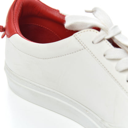 Givenchy Calfskin Womens Urban Street Sneakers 38 White Red 9 of 19