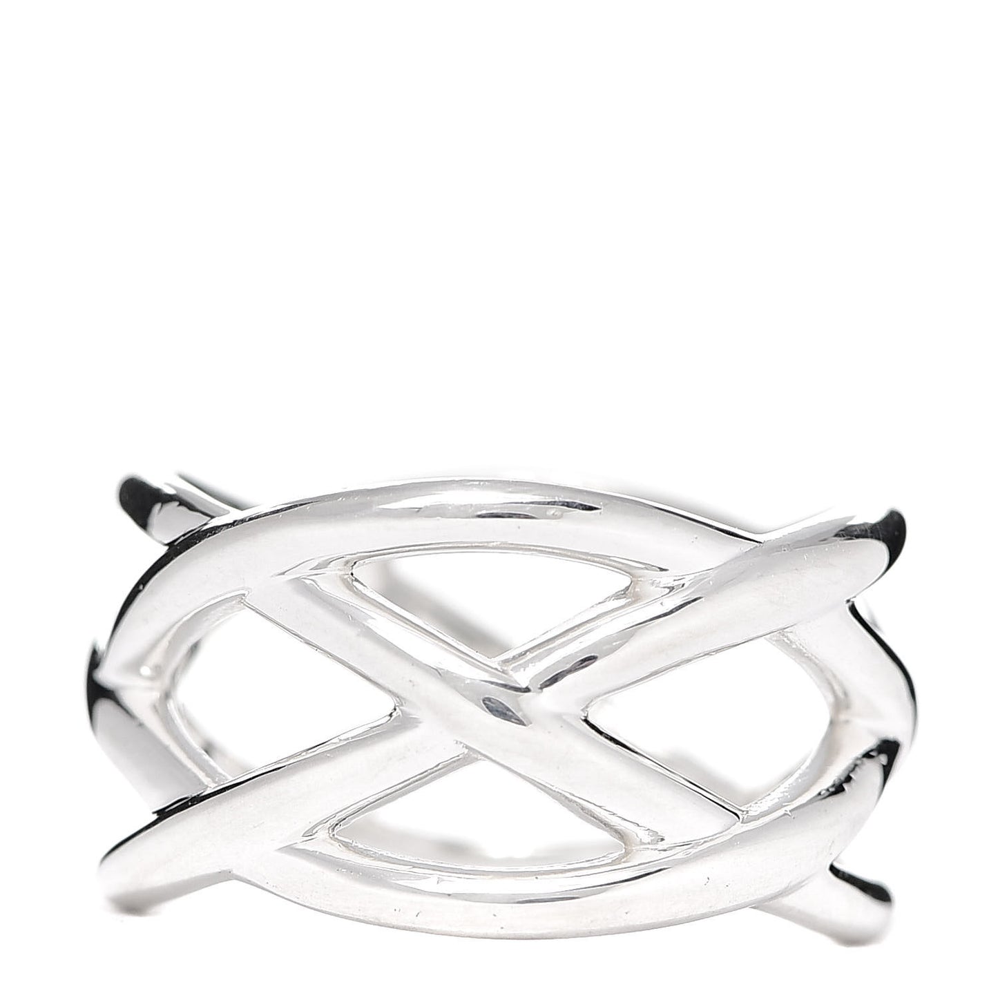 Sterling Silver Weave Ring 56 7.5