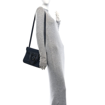 Hermes Taurillon Clemence Halzan 31 GM Bleu Saphir 2 of 10
