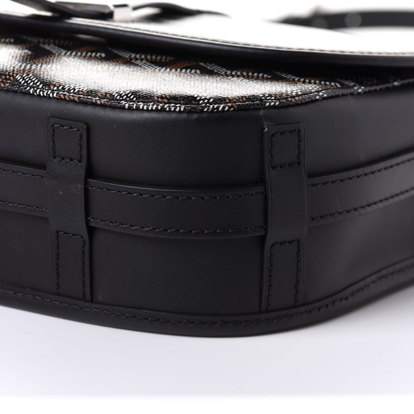 Goyardine Belvedere II PM Messenger Bag Black