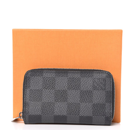 Louis Vuitton Damier Graphite Zippy Coin Purse Vertical 8 of 8