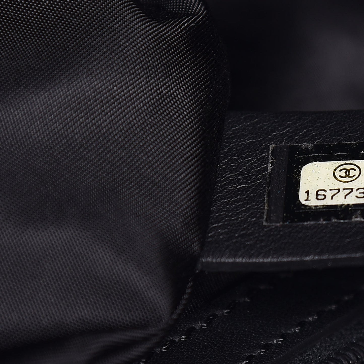 Wool Calfskin Sport North South Tote Black
