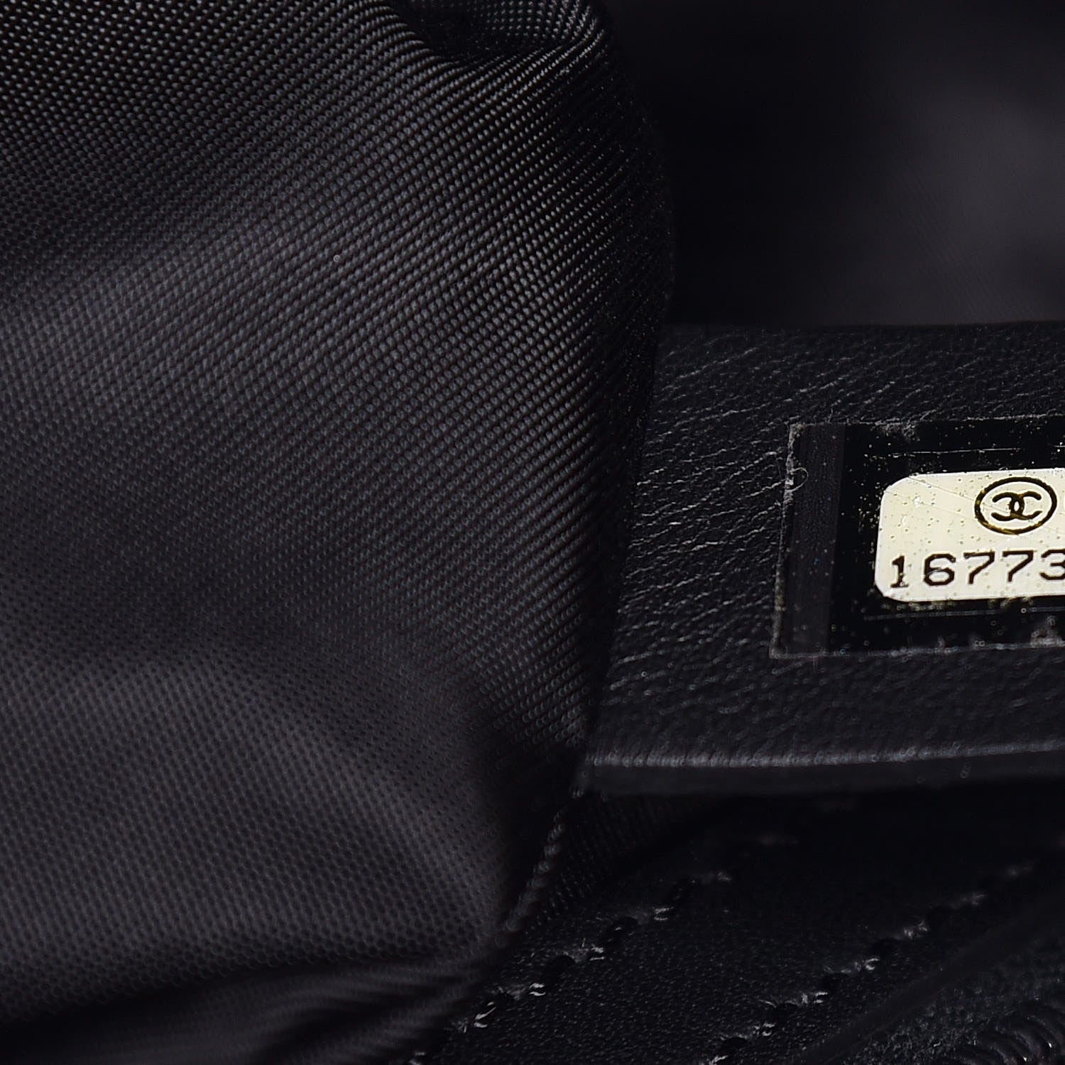 Chanel Wool Calfskin Sport North South Tote Black 7 of 9