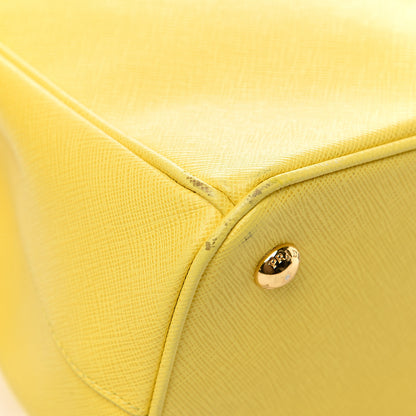 Prada Saffiano Lux Medium Tote Girasole 10 of 15