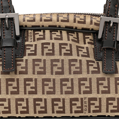 Fendi Zucchino Shoulder Bag Tobacco Moro 8 of 10