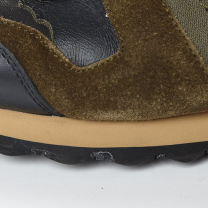 Valentino Garavani Nappa Suede Camouflage Mens Rockrunner Sneakers 44 Military Green 13 of 17