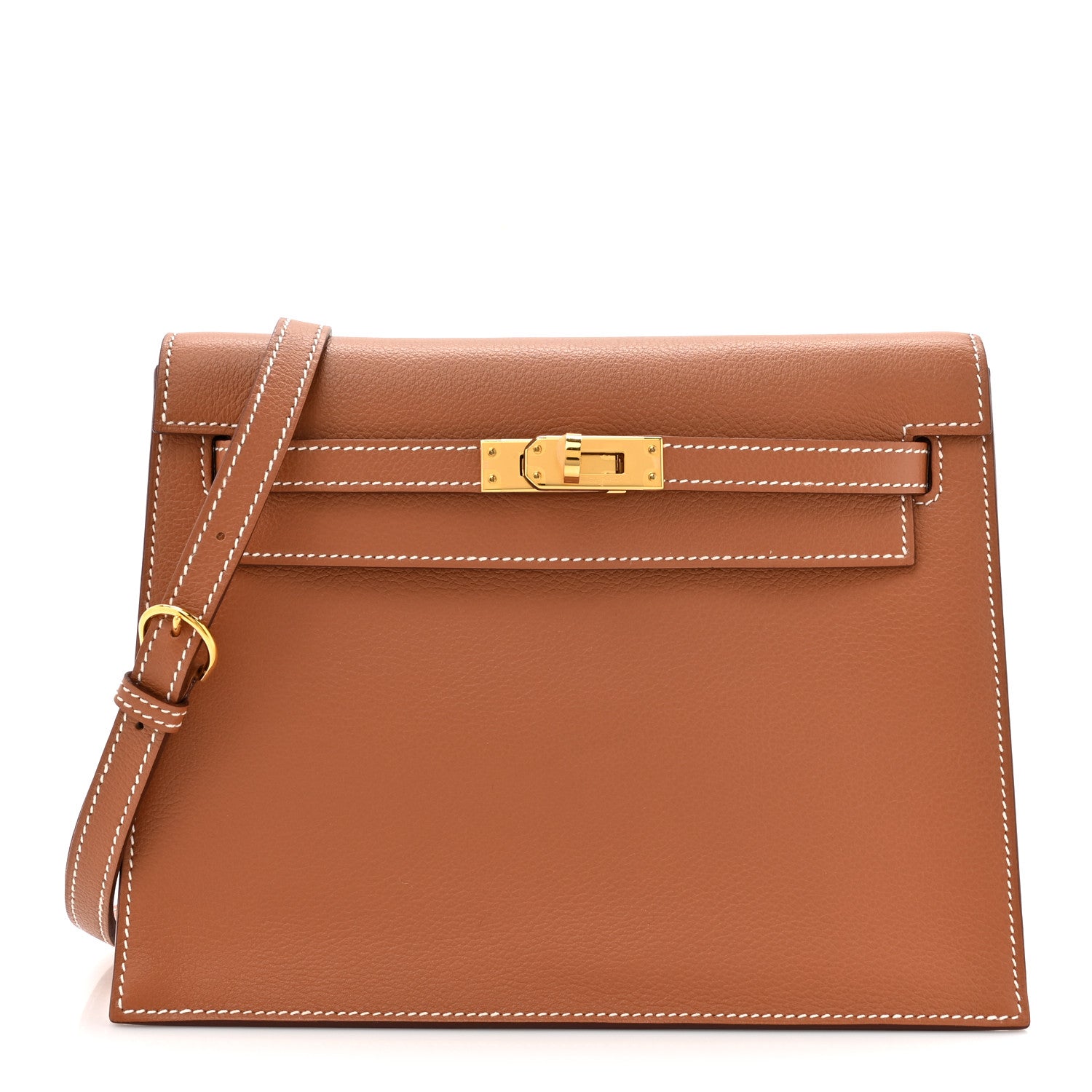 Hermes Evercolor Kelly Danse II Belt Bag Gold 1 of 12