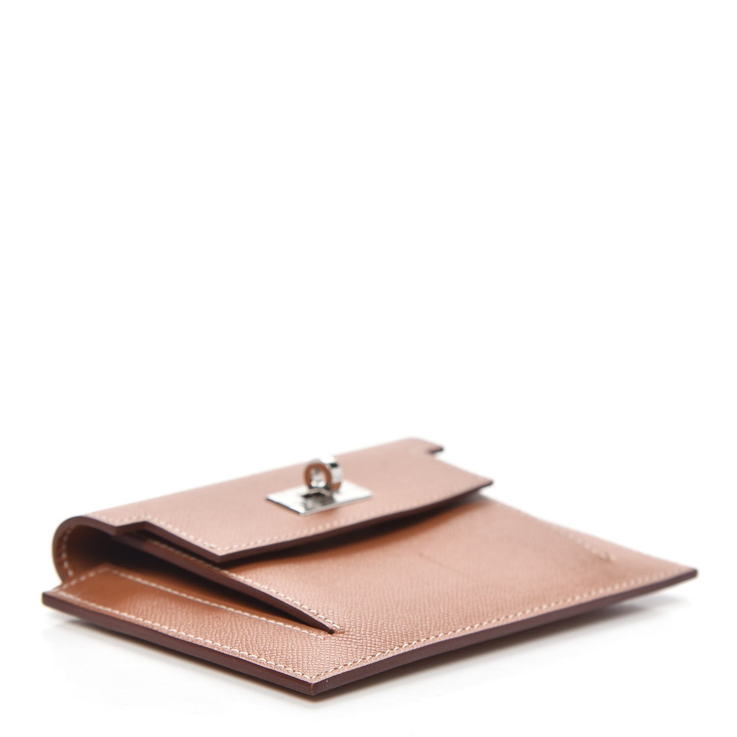 Epsom Kelly Pocket Compact Wallet Gold