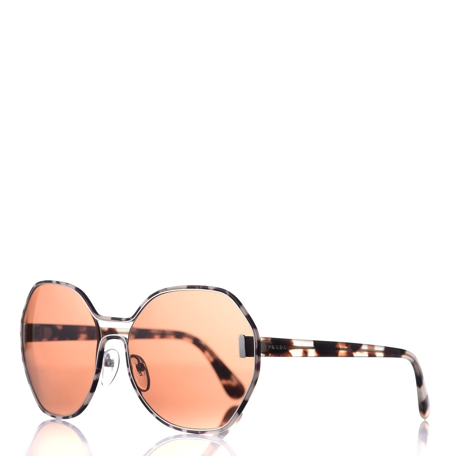Prada Oversized Retro Sunglasses SPR 53T Tortoise 1 of 7