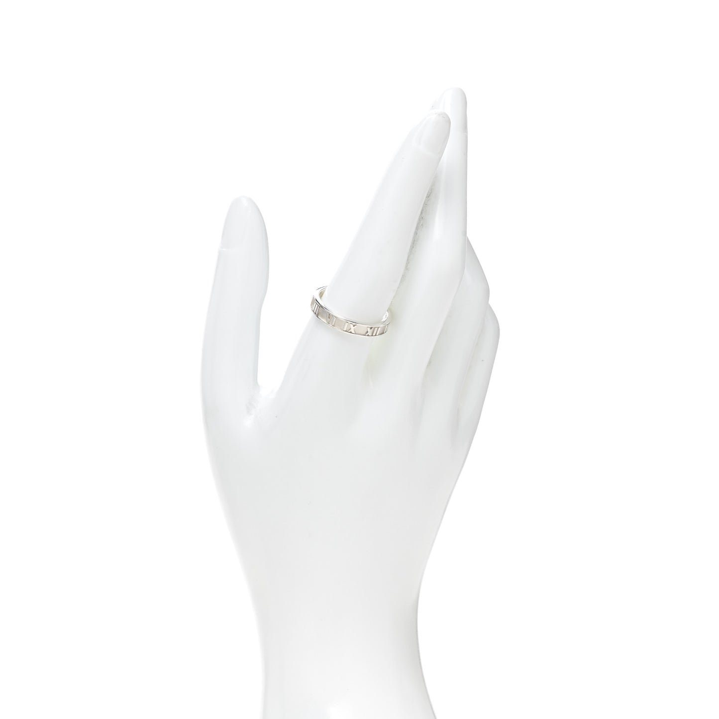 Sterling Silver Narrow Atlas Ring 62 9.25