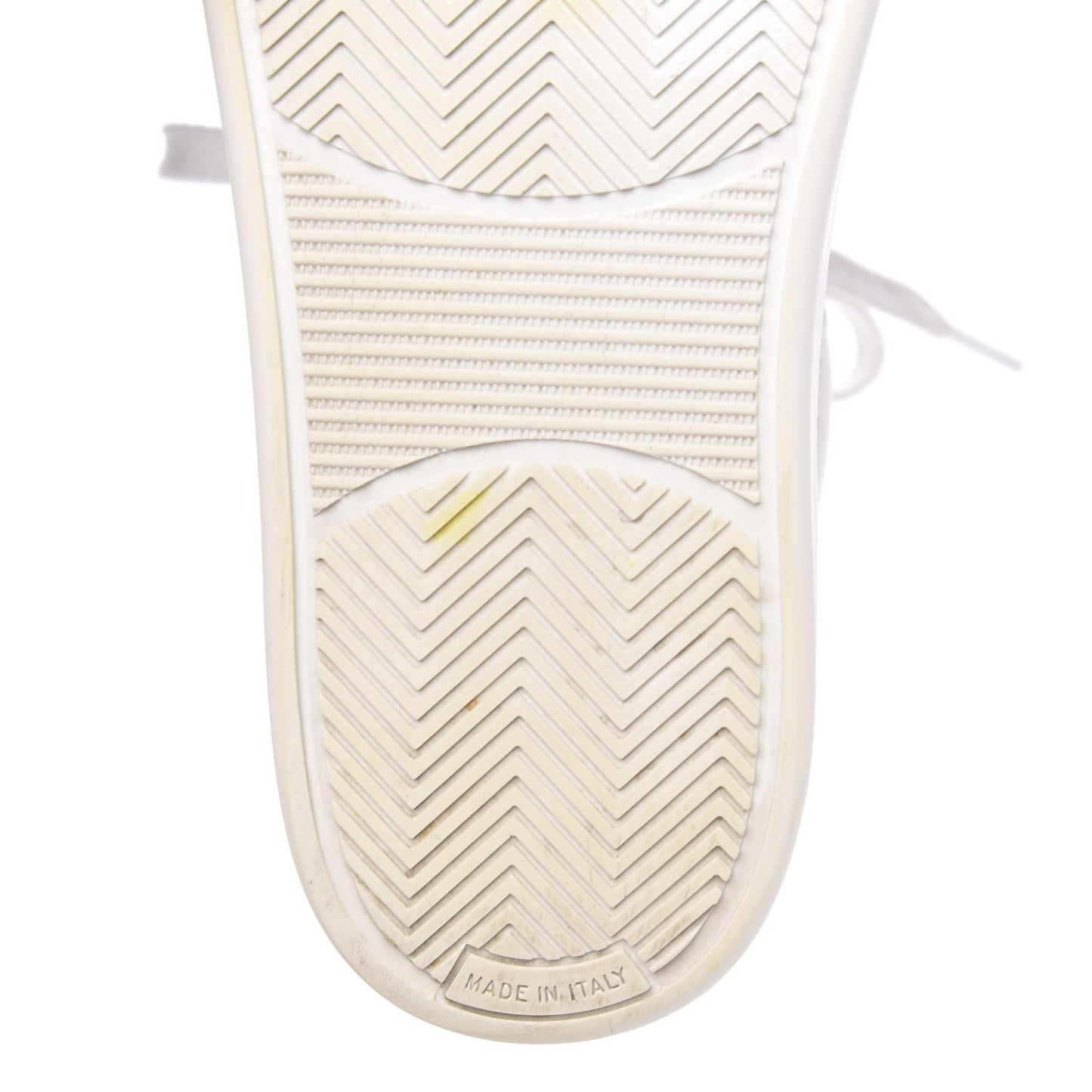 Calfskin Womens Logo Sneakers 36 White