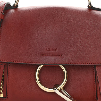 Chloe Calfskin Mini Faye Day Shoulder Bag Sienna Red 8 of 8
