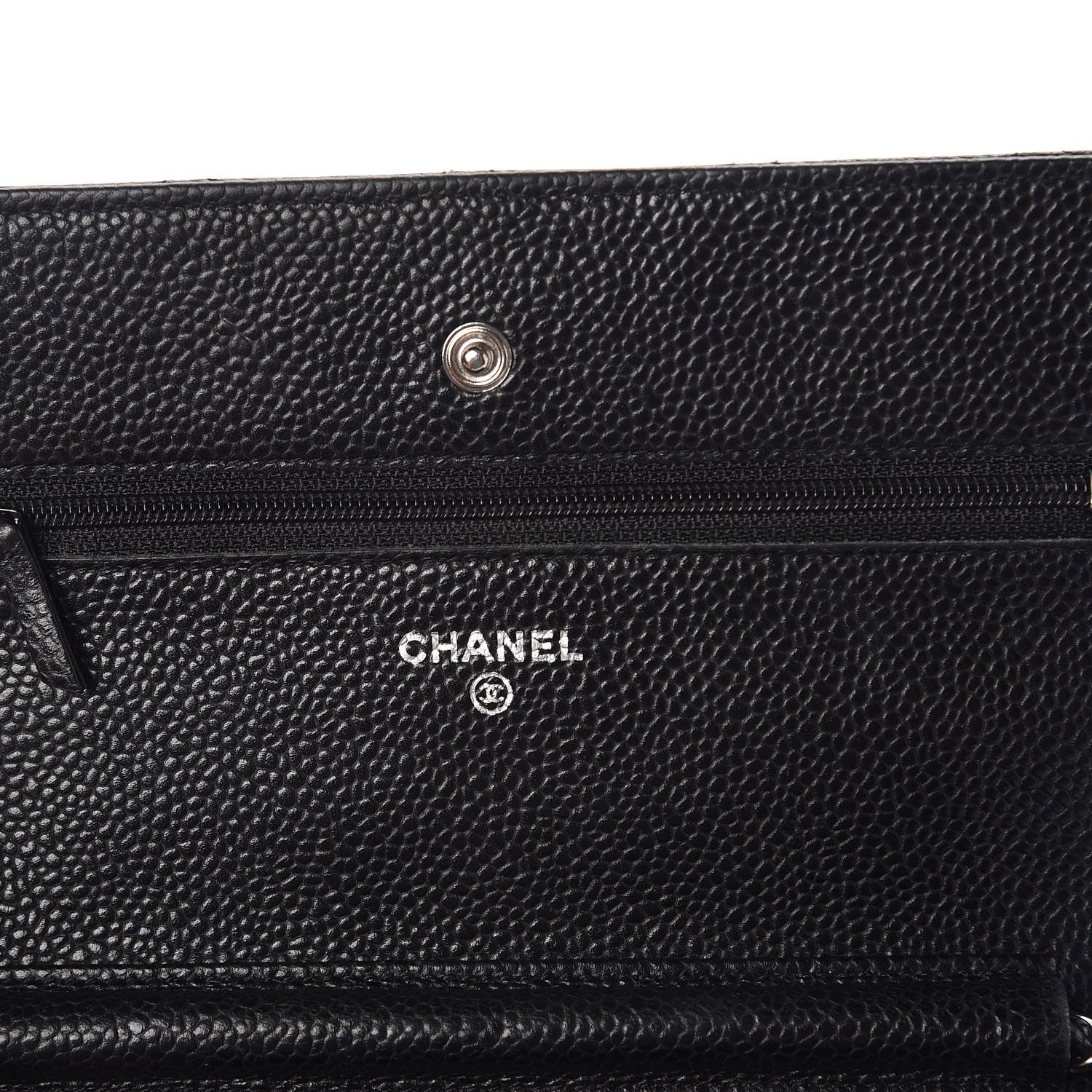 Chanel Caviar Quilted Wallet On Chain WOC Black 8 of 19
