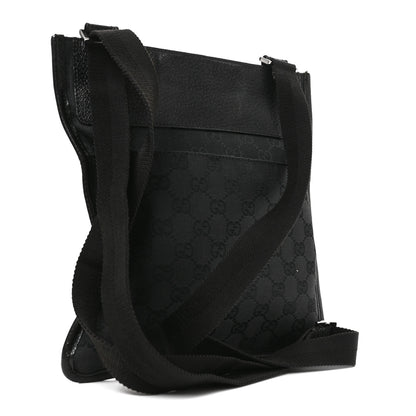 Gucci GG Monogram Messenger Crossbody Bag Black 2 of 9