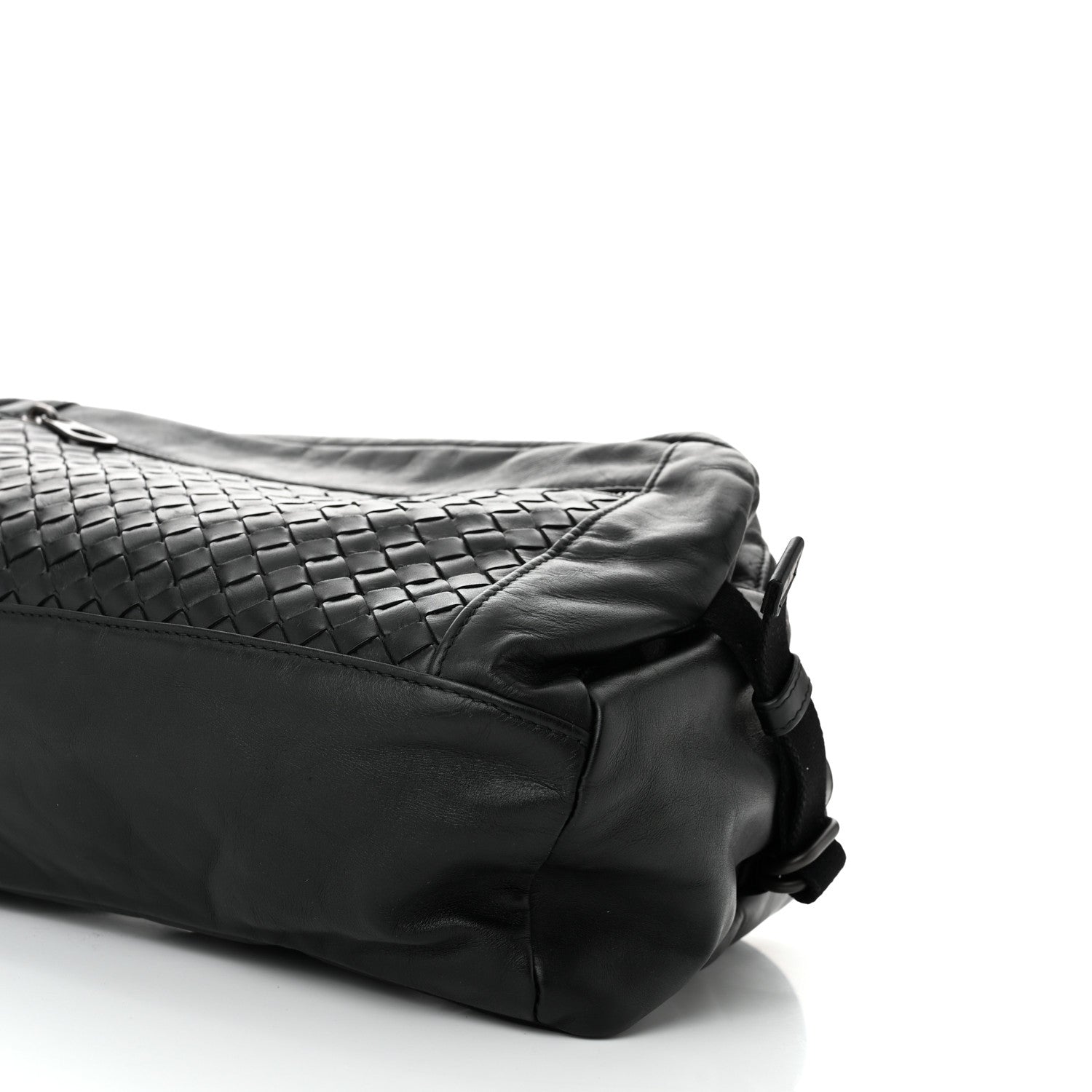 Bottega Veneta Calfskin Intrecciato Belt Bag Black 10 of 10