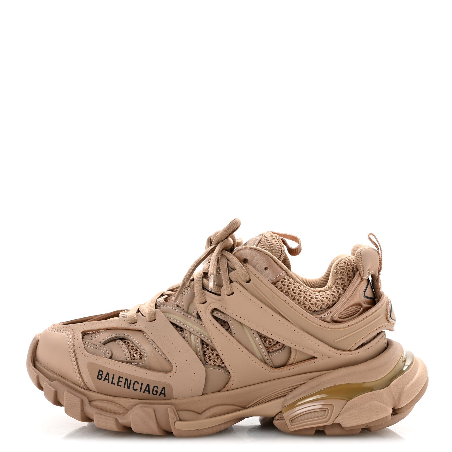 Balenciaga Mesh Rubber Uni-Matte Full Color Womens Track Sneakers 36 Full Beige 1 of 9