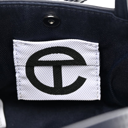 Telfar Vegan Leather Small Shopping Bag Navy 6 of 11