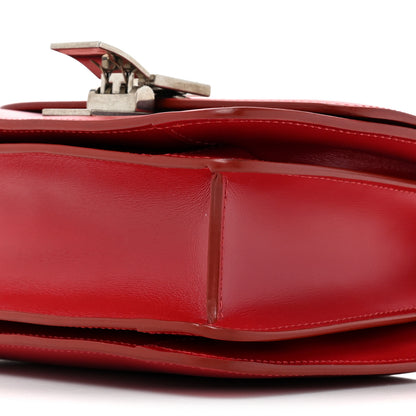 Celine Smooth Calfskin Small Classic Box Flap Bag Red 9 of 15
