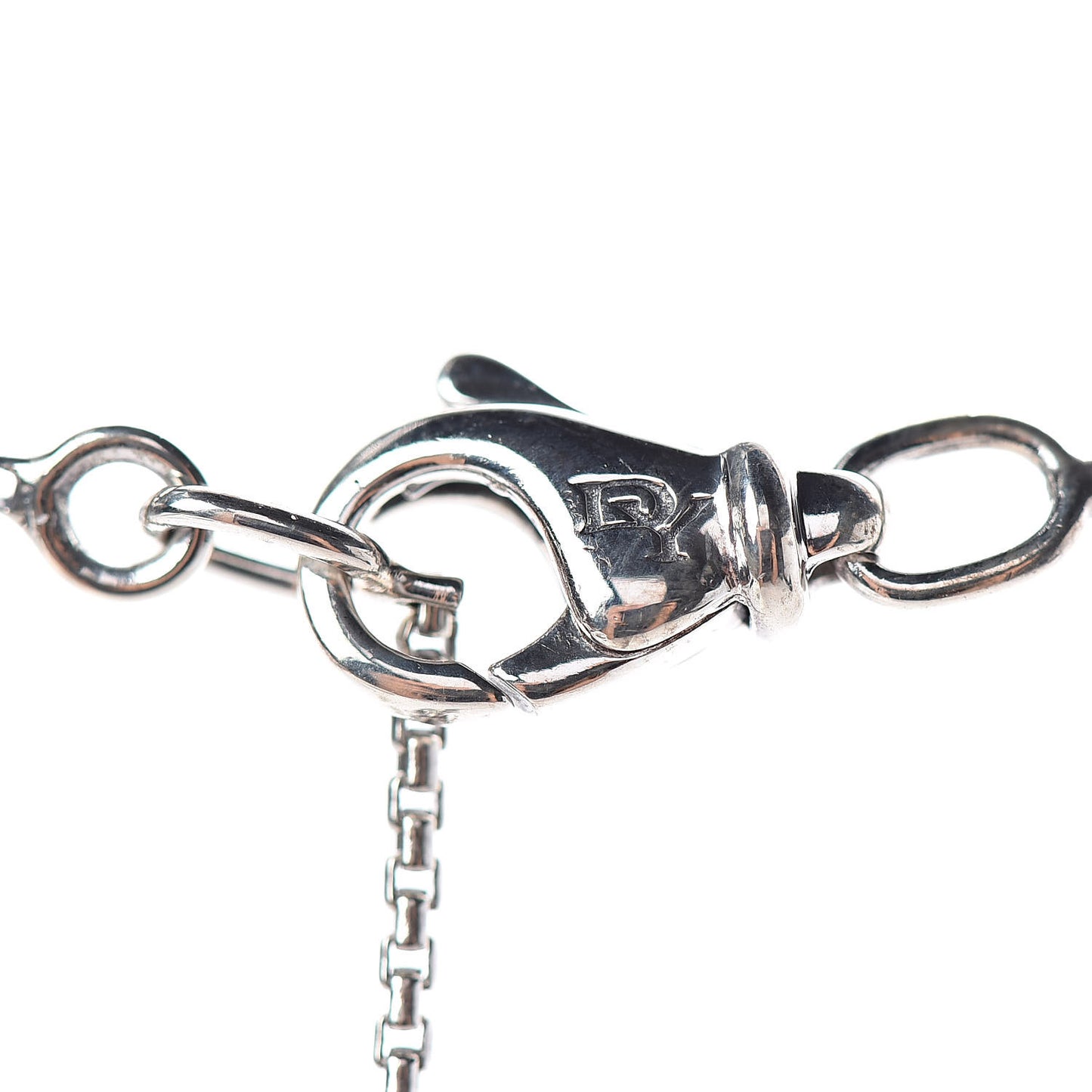 Sterling Silver Diamond Mobile Circle Pendant Necklace