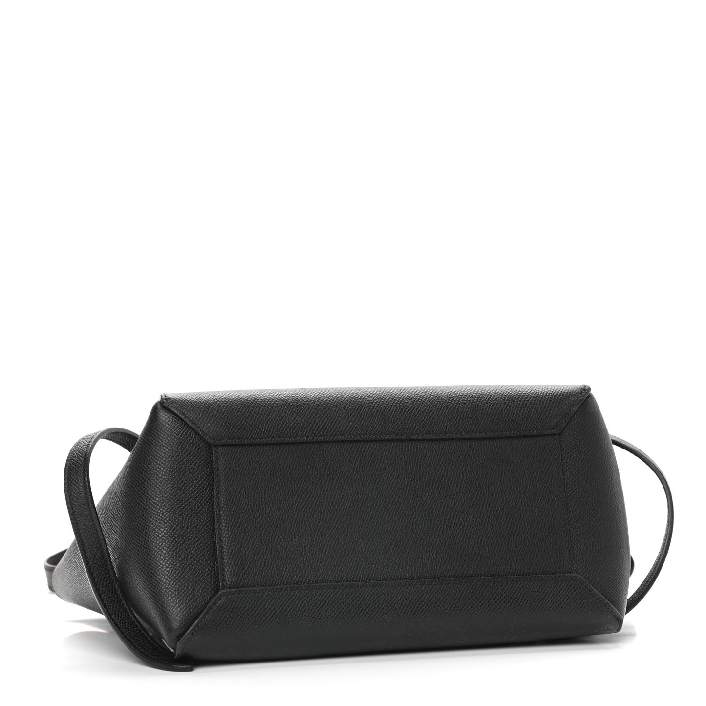 Grained Calfskin Micro Belt Bag Black