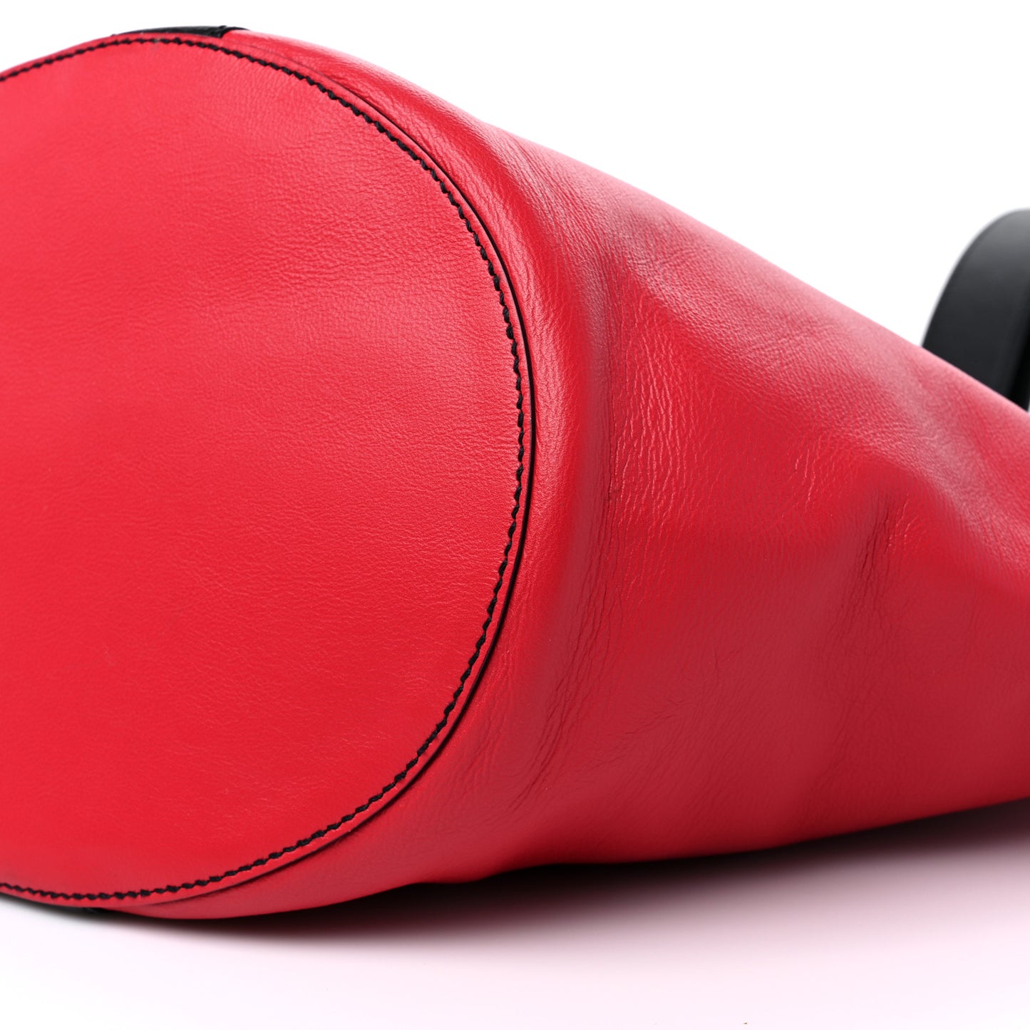 Calfskin Butterfly Bag Red Black