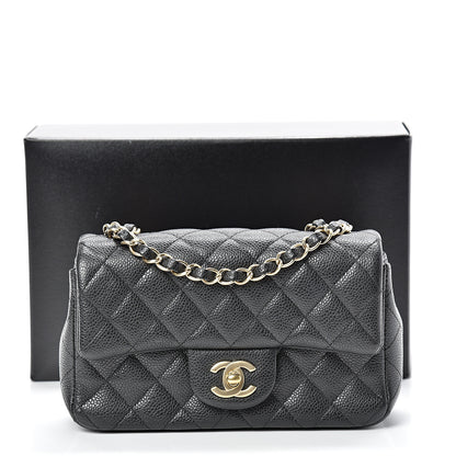 Chanel Caviar Quilted Mini Rectangular Flap Black 10 of 10