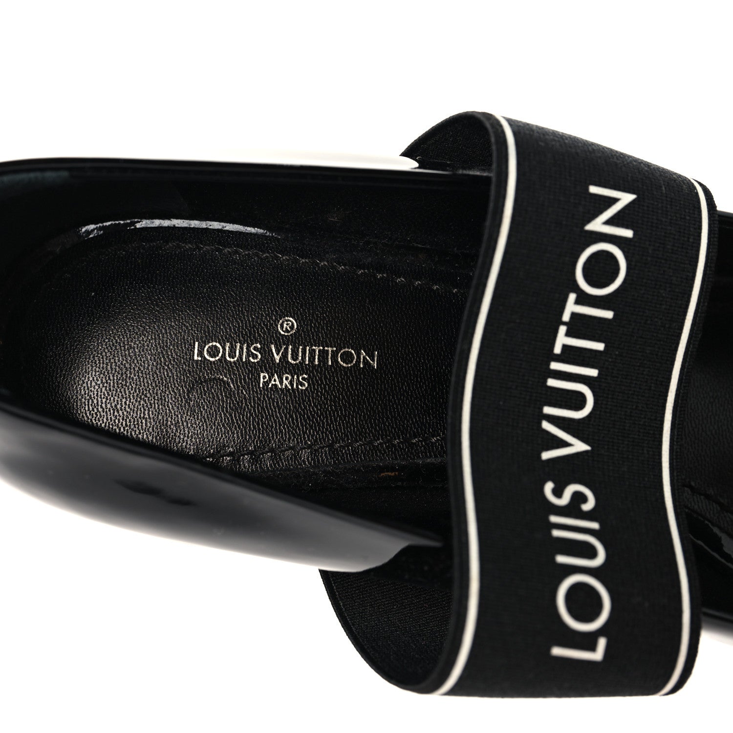 Louis Vuitton Patent Uncover Pumps 39 Black 9 of 9