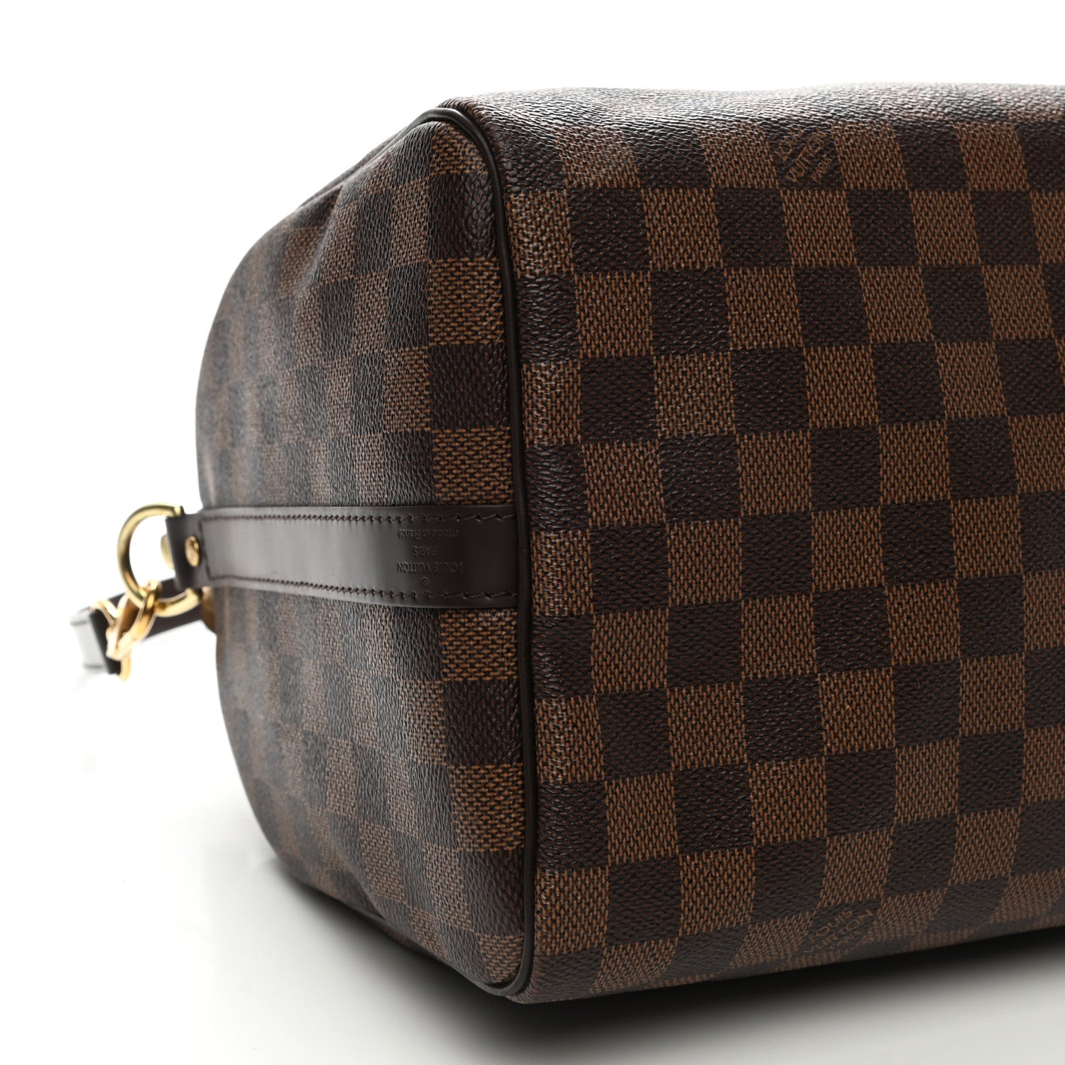 Louis Vuitton Damier Ebene Patches Speedy Bandouliere 30 7 of 9