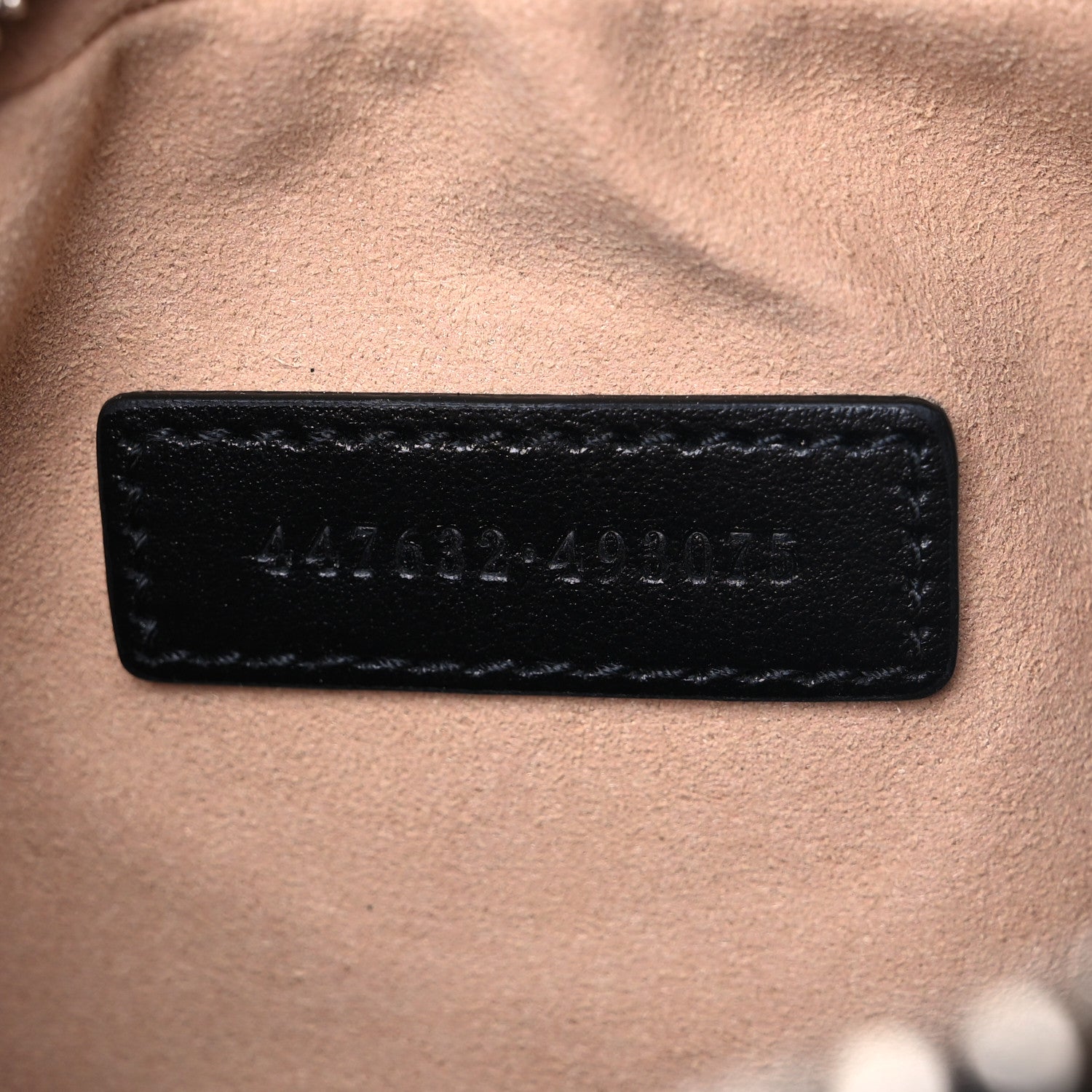 Gucci Calfskin Matelasse Aria Small GG Marmont Chain Shoulder Bag Black 7 of 7