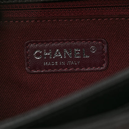 Chanel Goatskin Quilted Large Perfect Edge Flap Black 5 of 11