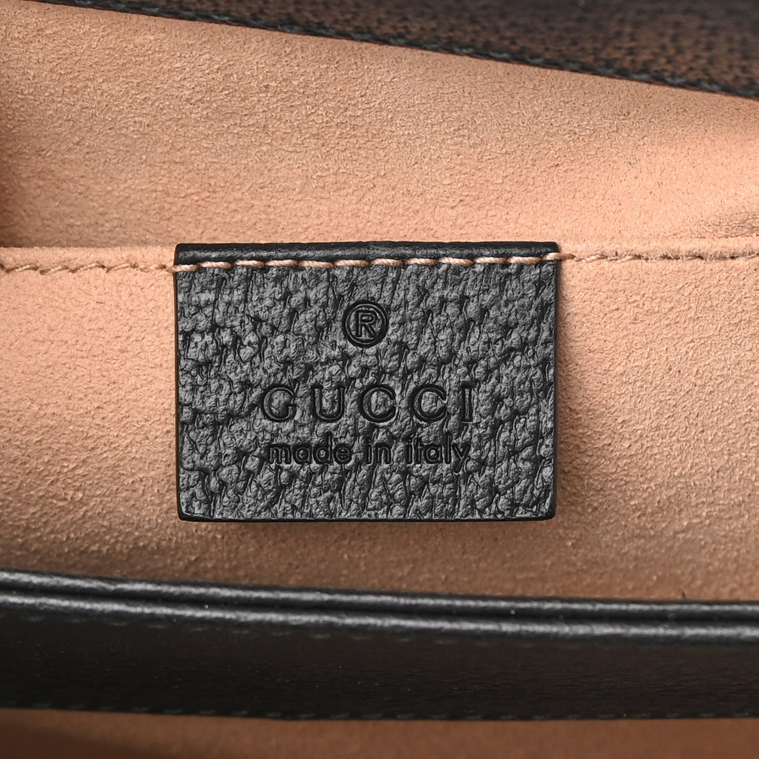 Gucci Calfskin GG Web Small Ophidia Chain Shoulder Bag Black 6 of 14