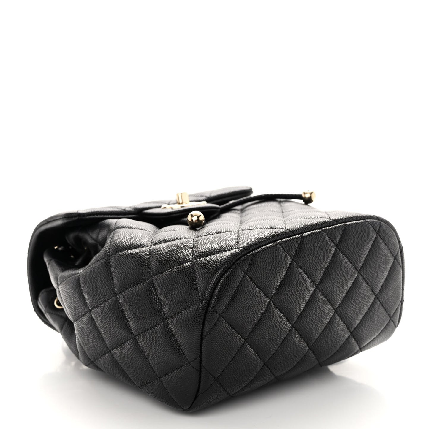 Caviar Quilted Mini Urban Spirit Backpack Black