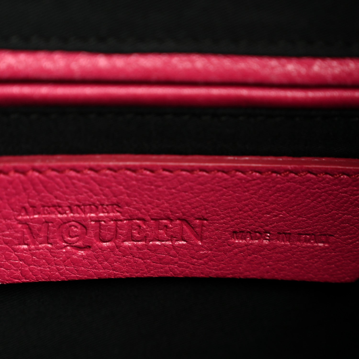 Alexander McQueen Calfskin Pony Hair De Manta Clutch Pink 6 of 11