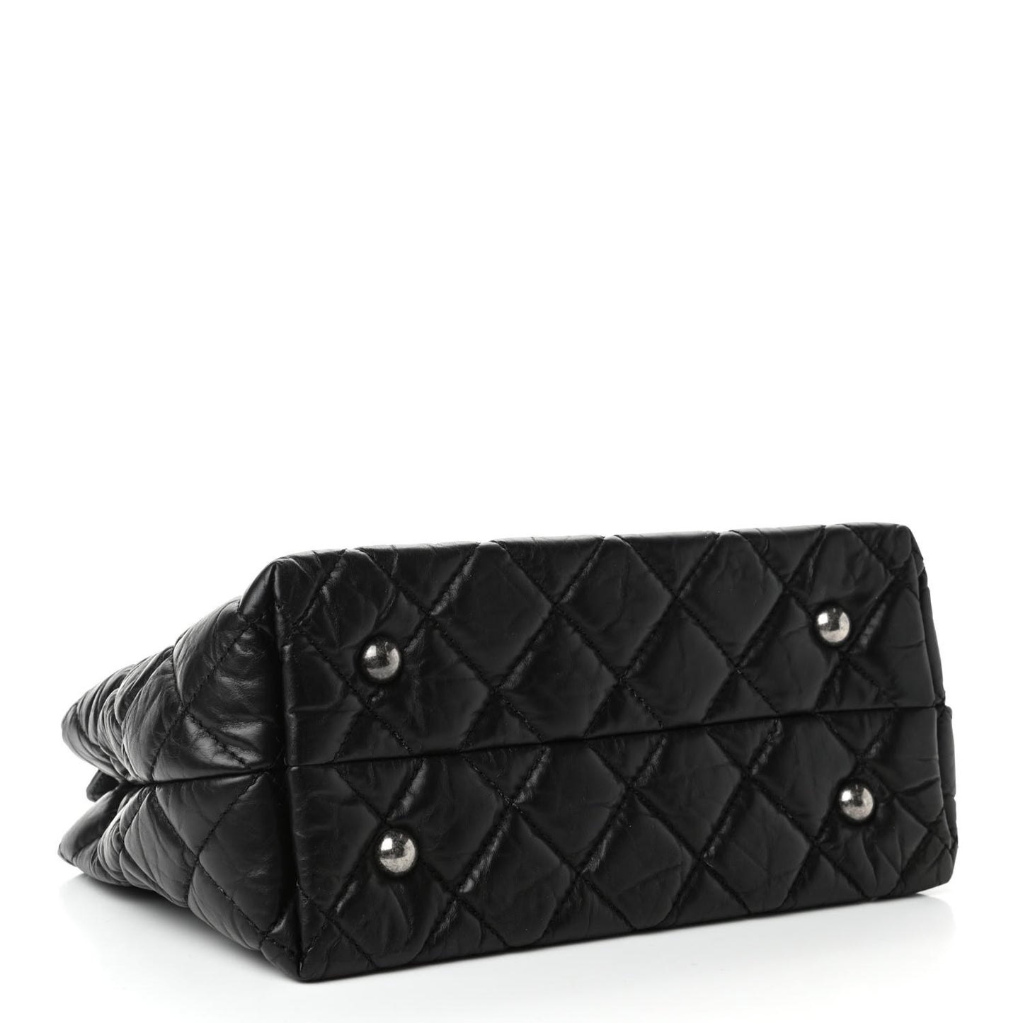 Aged Calfskin Quilted Reissue 2.55 Tote Black